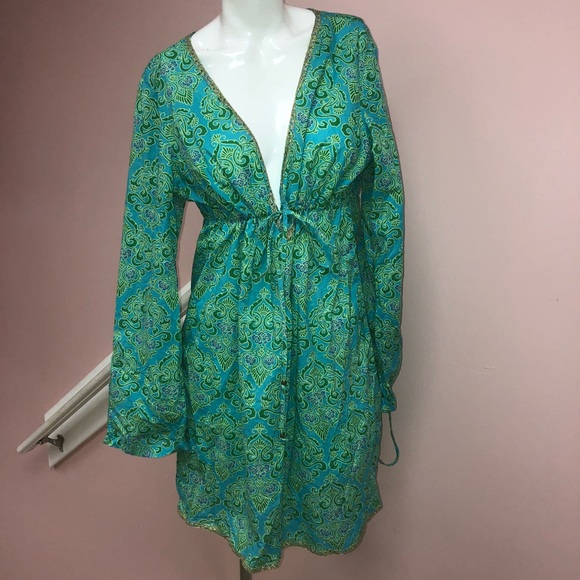 Victoria's Secret Other - Victoria’s secret green swim coverup size m/l